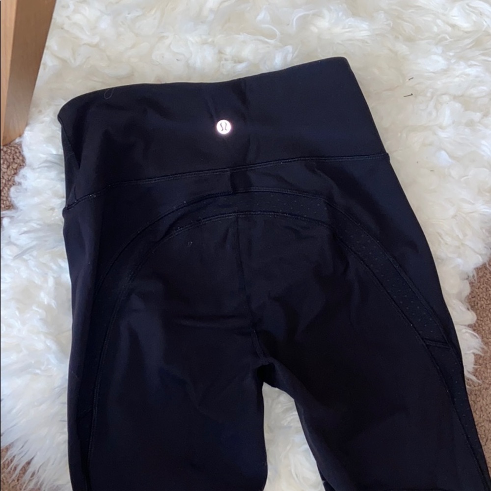 Lululemon leggings- High waisted and cropped.